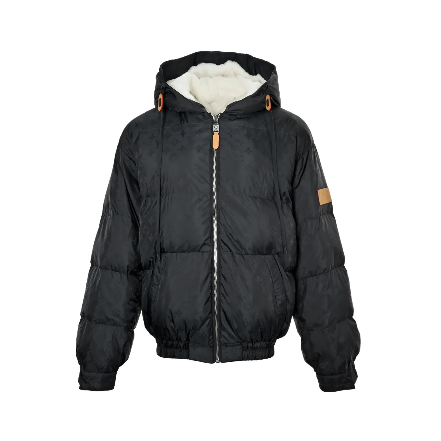 Louis Vuitton/Louis Vuitton SKI Ski Series Dark Pattern Armband Hooded Down Jacket